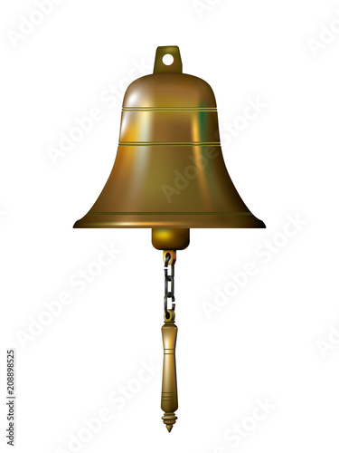 Brass Bell Vector