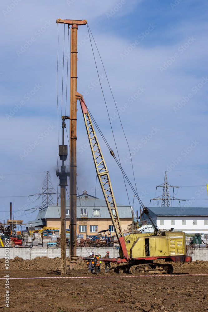 pile drop-hammer drive in pile drop-hammer drive in