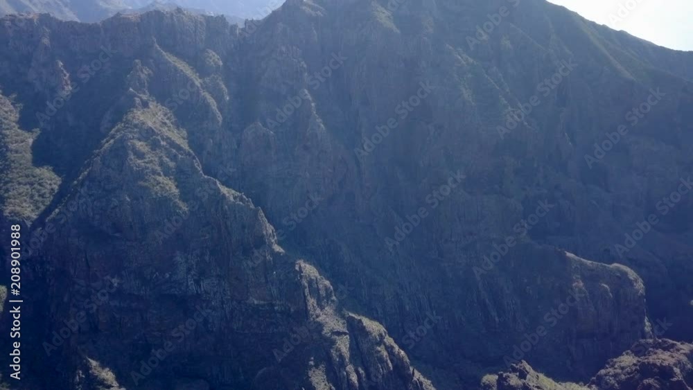 Closer look of the rocky mountains in Tenerife Spain Closer look of the rocky mountains in Tenerife Spain
