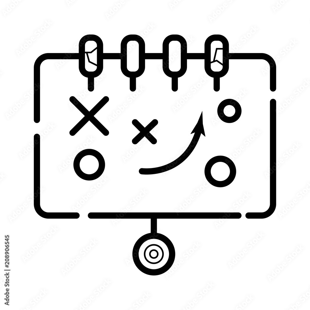 Success Tactics vector icon Success Tactics vector icon
