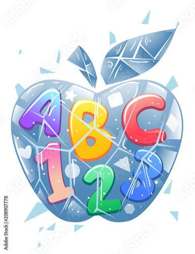 Ice Apple 123 Illustration