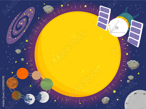 Outer Space Trappist-1 Illu...