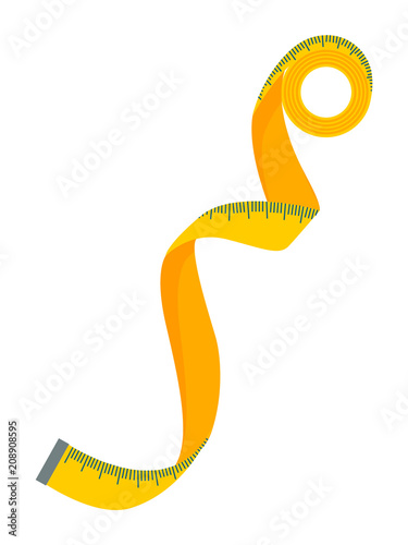 Body Weight Tape, Yellow Band with Black Marks Set