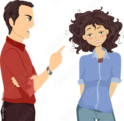 Teen Girl Dad Angry Drunk I...