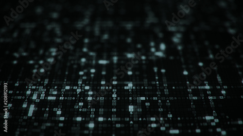 Hexadecimal digital code sy...