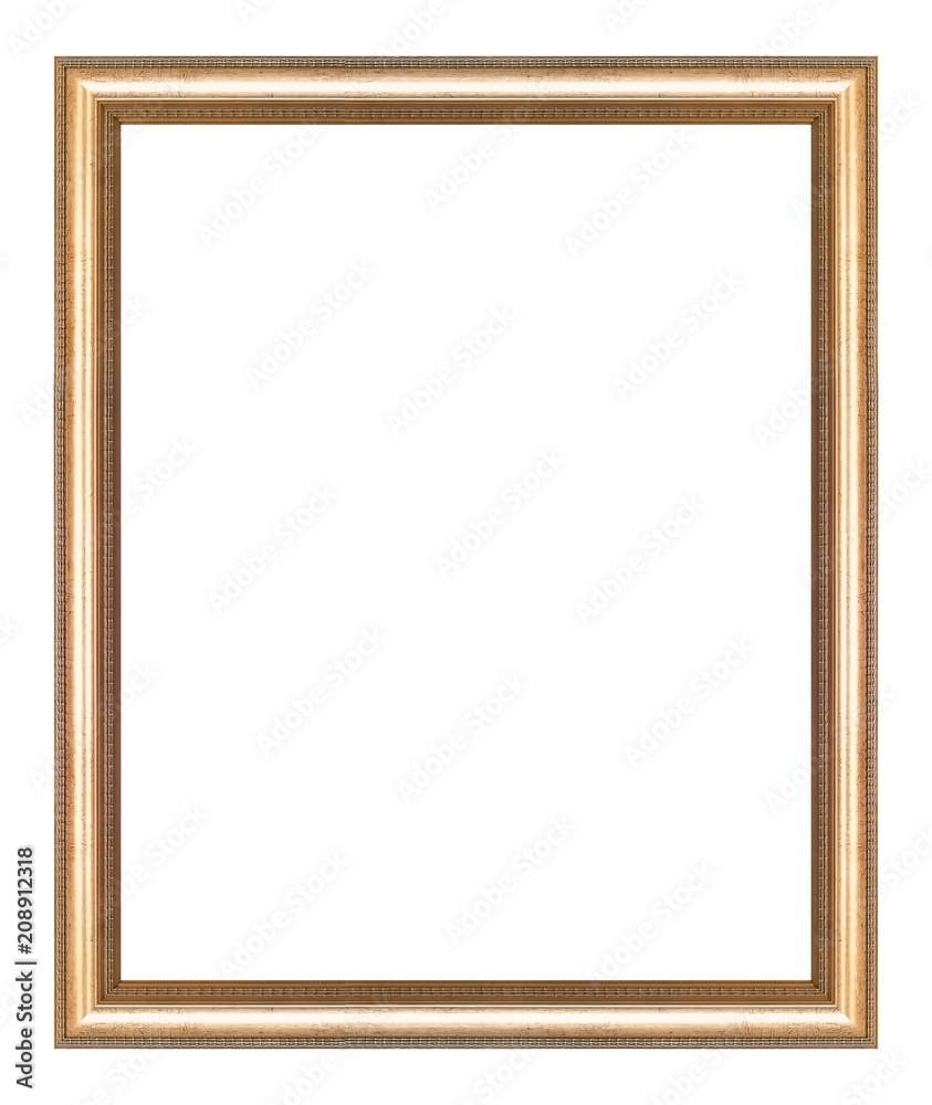 Golden frame for paintings, mirrors or photos Golden frame for paintings, mirrors or photos