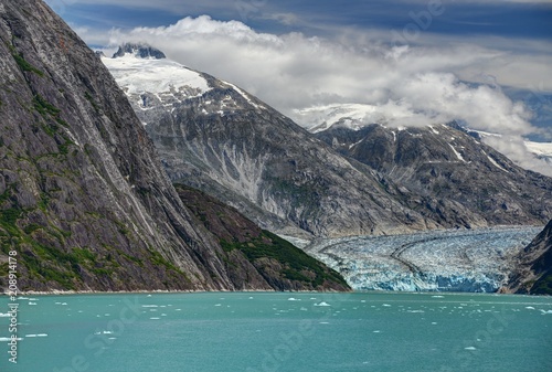 Dawes Glacier, Endicott Arm Fjord, Tongass National Forest, Alaska, America, USA photo