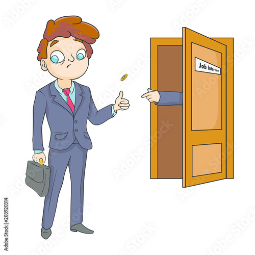 Poor man is fired from work, severance pay