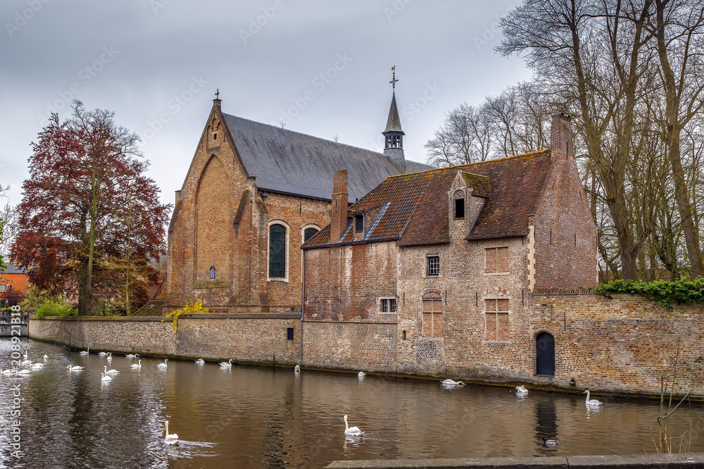 Fototapeta premium Lake of Love, Bruges, Belgium