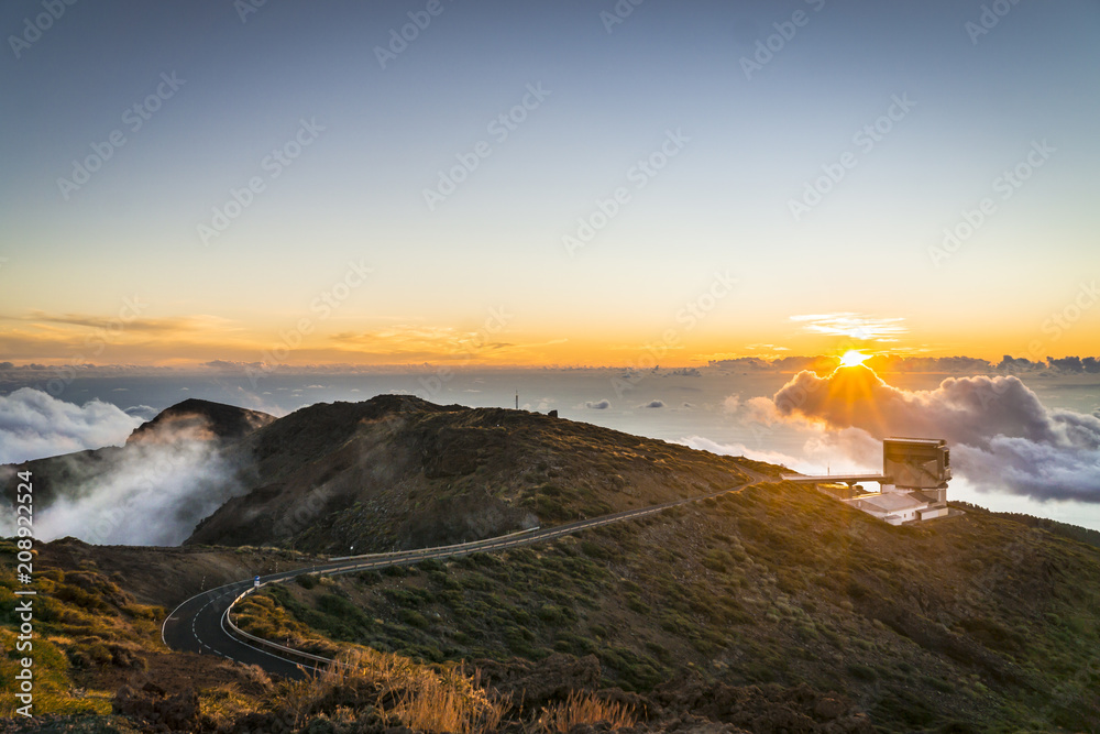 Teleskop auf La Palma