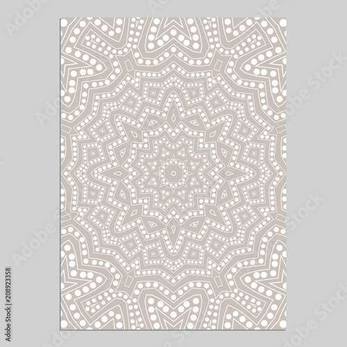 Template for greeting and business cards, brochures, covers. Oriental lace pattern. Mandala. Wedding invitation, save the date,RSVP. Arabic, Islamic, moroccan, asian, indian, african motifs.