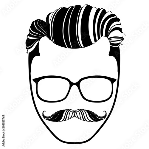 Isolated hipsterman avatar photo