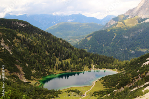 Seebensee lake in Tyrol  Austria