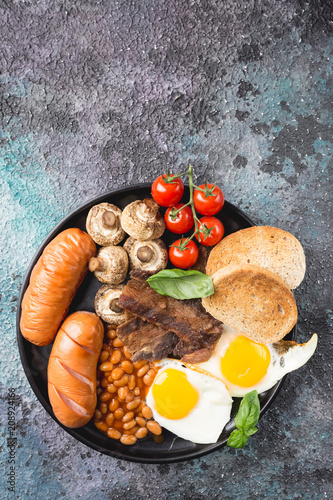 Full English breakfast photo