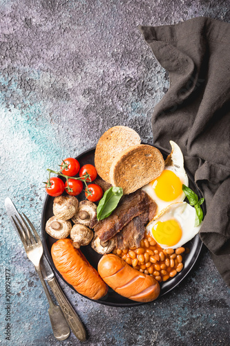 Full English breakfast photo