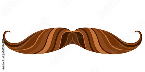 Hipster mustache icon