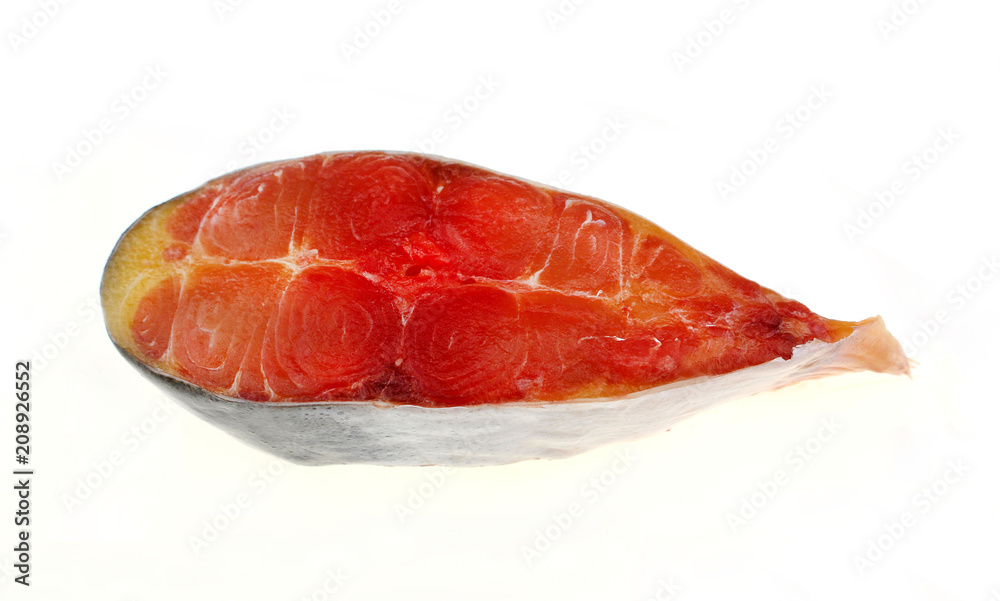 Fresh fish fillet isolated 