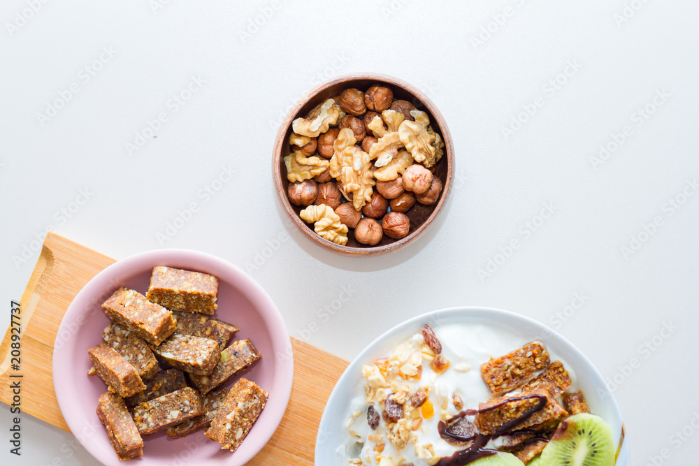 Healthy Eating with Date Palm, Grape, Kiwi Healthy Eating with Date Palm, Grape, Kiwi