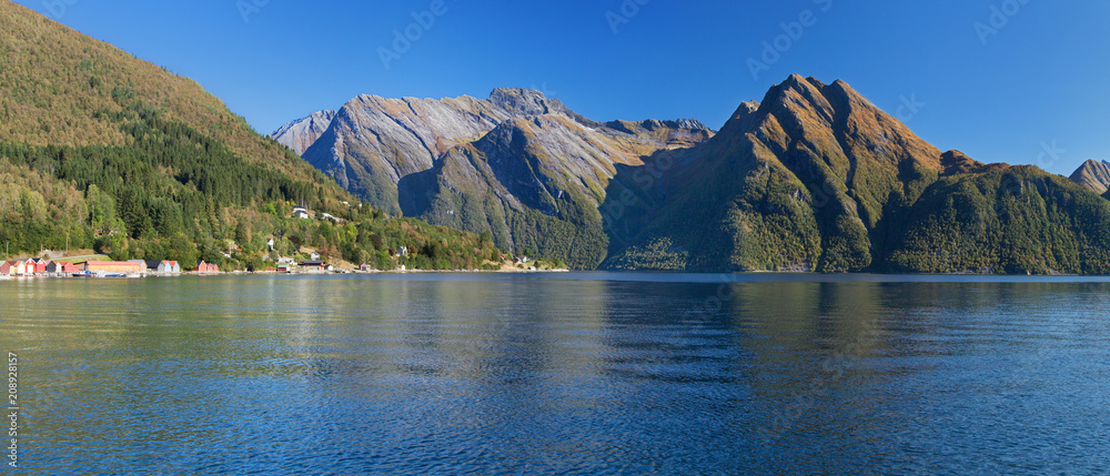 The Hjorundfjord from Saebo
