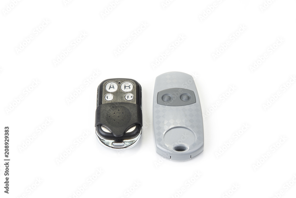 Different garage wireless remote controls for opening and closing