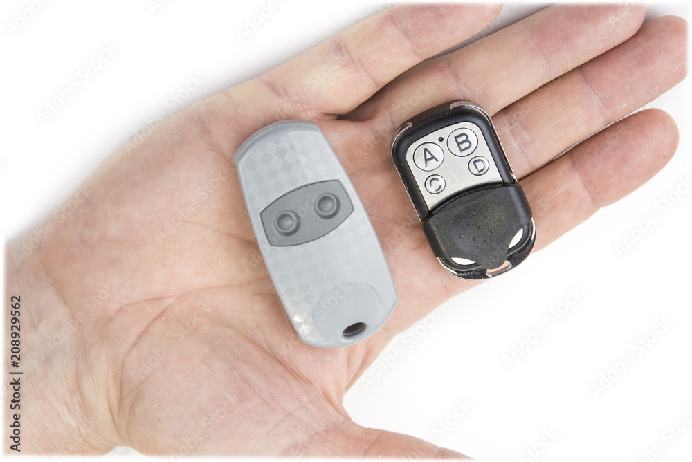 Different garage wireless remote controls for opening and closing Different garage wireless remote controls for opening and closing