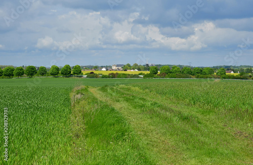 Houdan, France - may 1 2018 :  countryside near the city