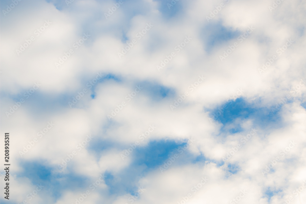 Obraz premium blue sky with cloud background.