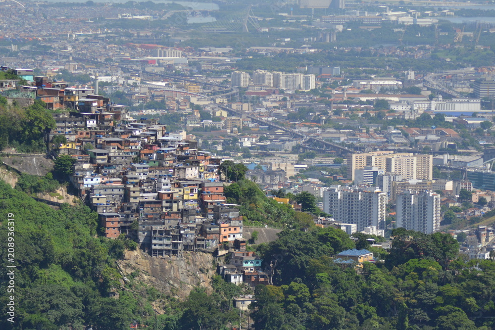 Obraz premium Favela in Rio