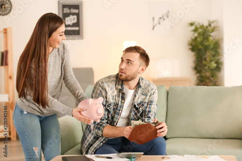 Husband with salary and bot...