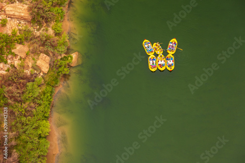 White water rafting on the Colorado River.