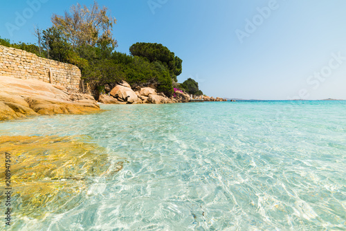 beautiful sea in Capriccioli beach