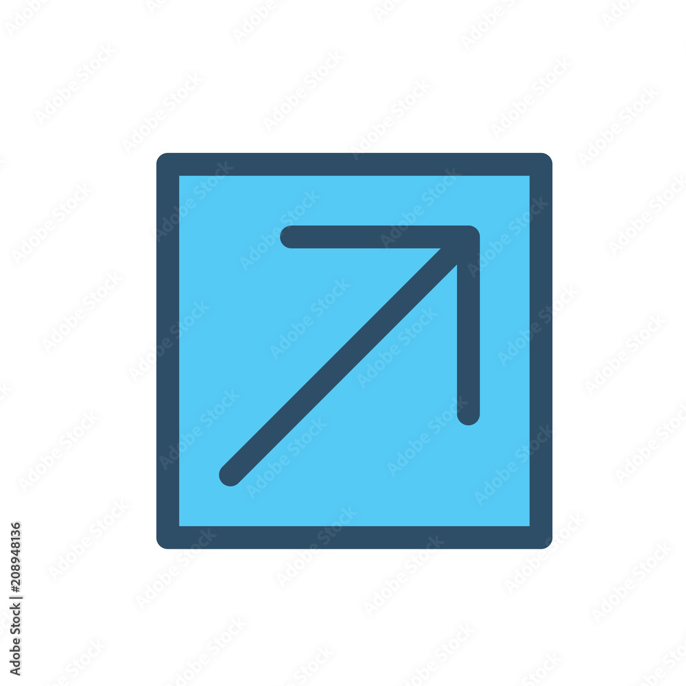 External Link Icon with Arrow & Box where You Know You're going to be leaving a website External Link Icon with Arrow & Box where You Know You're going to be leaving a website