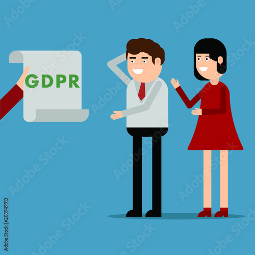 Notification of people about the GDPR