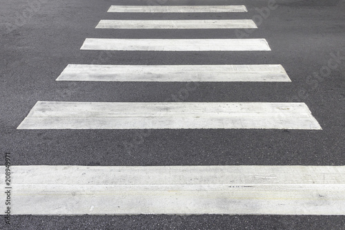 Crosswalk on the road for background.