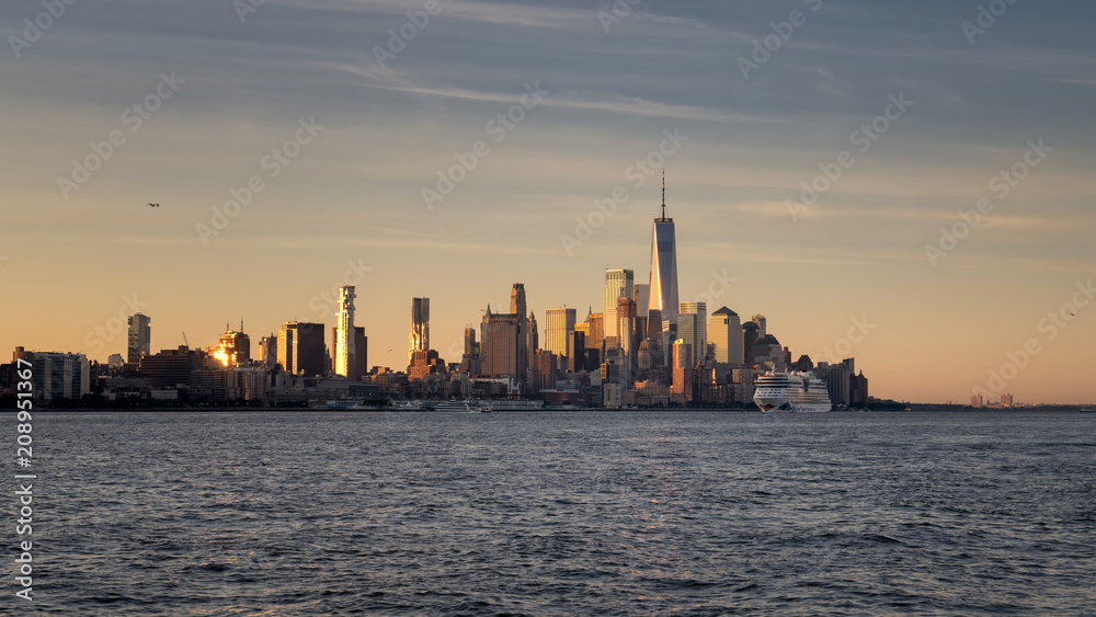 New York City Skyline with Herzog De Meuron building