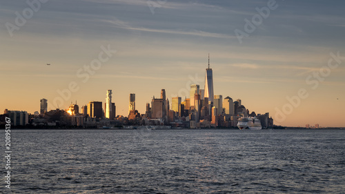 New York City Skyline with Herzog De Meuron building