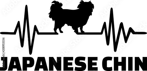 Japanese Chin heartbeat word