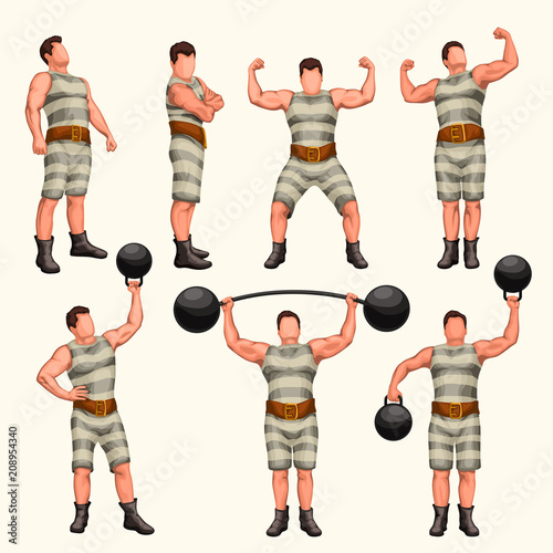 strong man set 2
