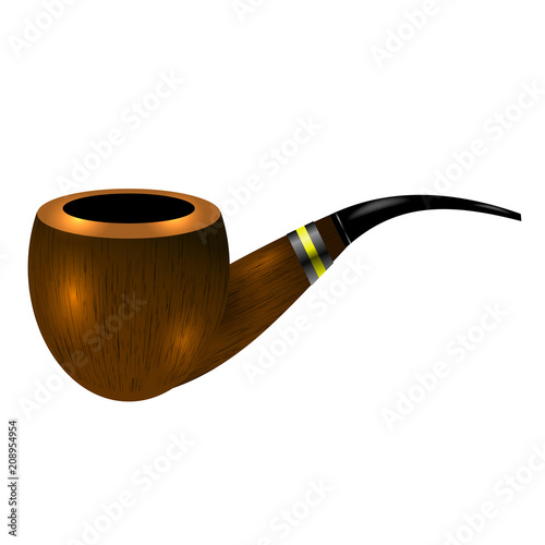 Retro Wooden Smoking Pipe