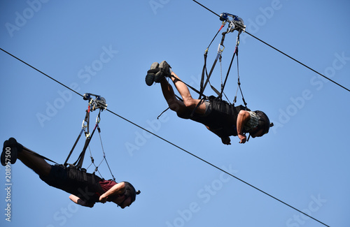 Megazipline im Harz 