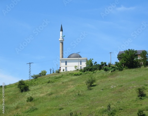 Mosque with minaret in Bihac
