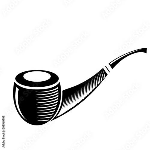Retro Wooden Smoking Pipe