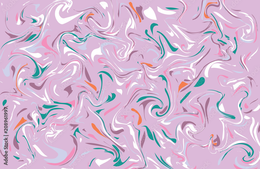 Abstract colorful background, abstract colorful pattern in the style of pop art, abstract messy strokes of various colors, imitation of marble pattern