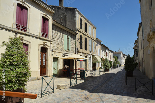 Une rue dans la forteresse d'Aigues-Mortes, Gard, Languedoc, Occitanie.