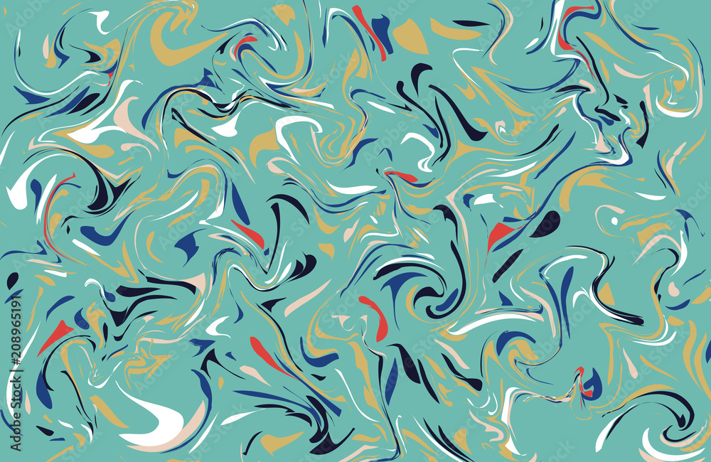 Abstract colorful background, abstract colorful pattern in the style of pop art, abstract messy strokes of various colors, imitation of marble pattern