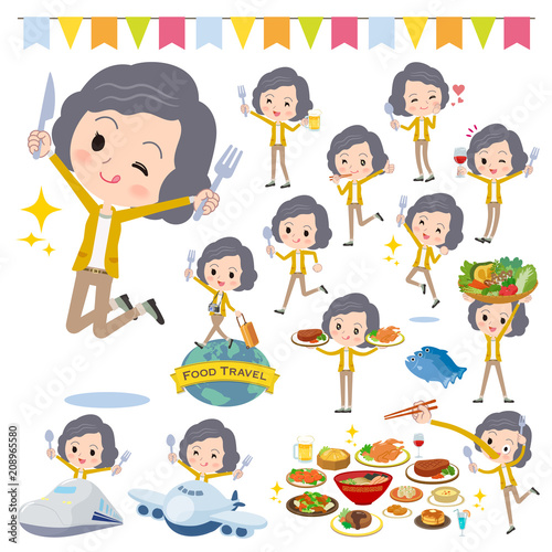 Yellow jacket Middle women_food festival