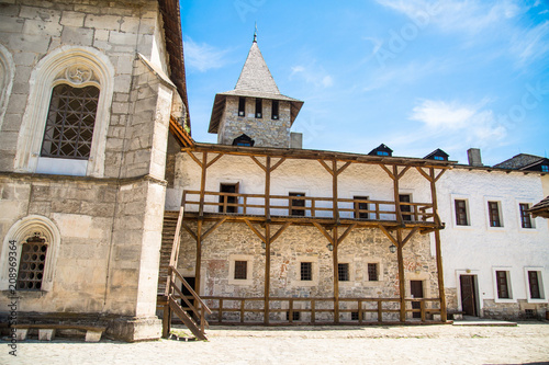 Khotyn fortess, castle in Ukraine. photo