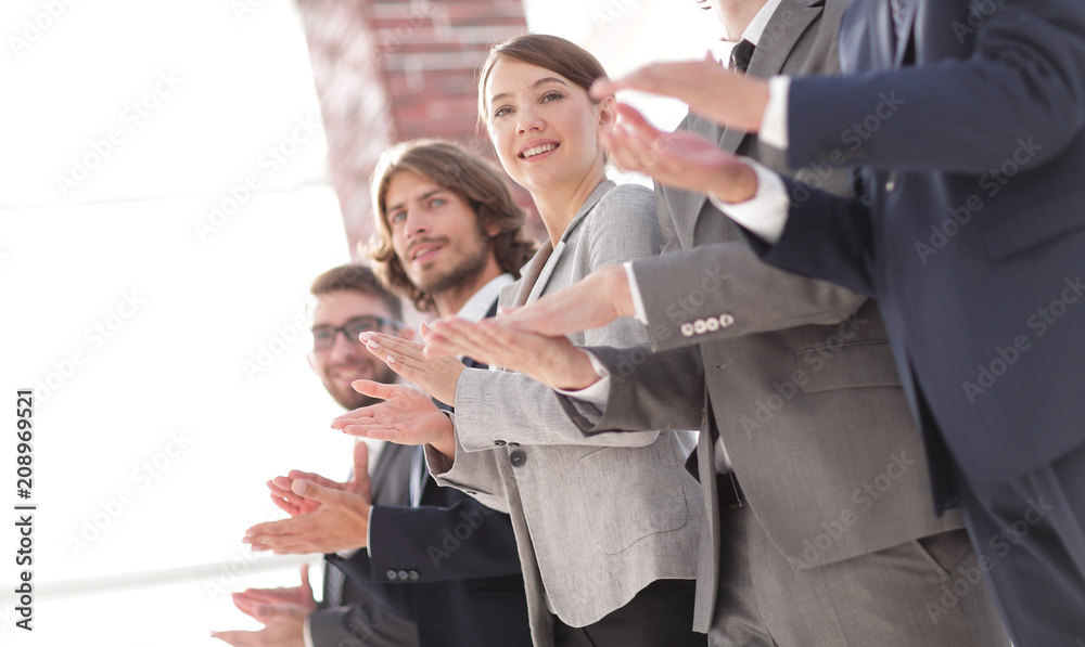 creative business team applauding creative business team applauding