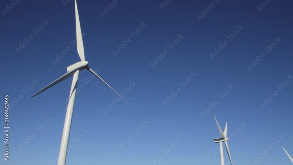 Wind farm turbines in Central Washington Wind farm turbines in Central Washington