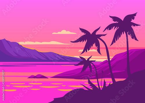 Tropical landscape